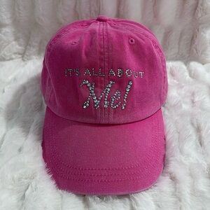 “It’s All About Me” Bling Baseball Cap